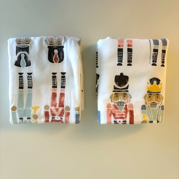 Kassatex Kitchen La Cuisine By Kassatex Nutcracker Dish Towels Set Of 2 New Poshmark